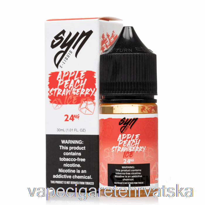 Vape Cigarete Led Jabuka Breskva Jagoda - Sin Soli - 30ml 24mg